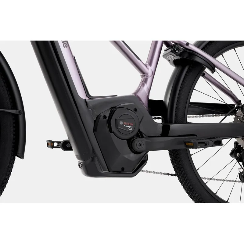  Cannondale Tesoro Neo X 1 ST Unisex Electric Hybrid Bike - Lavender-5